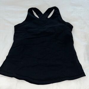 lululemon athletica Vintage Black Tank Top